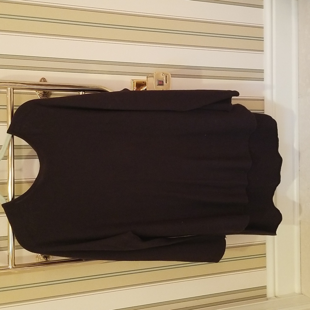 Brown knit tunic